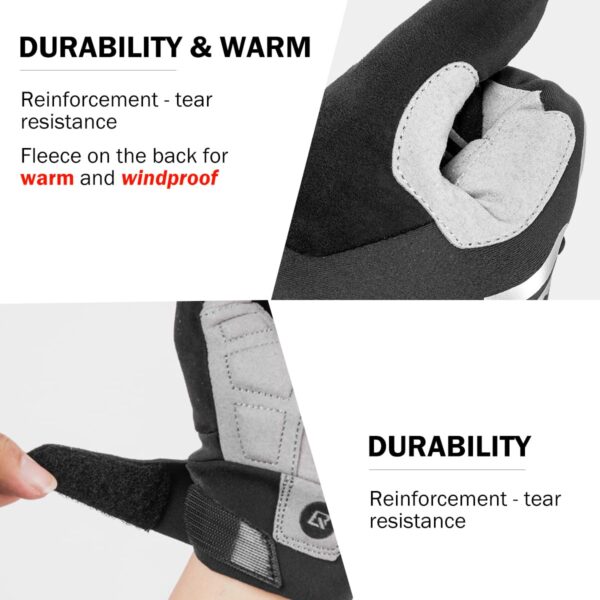 Guantes Cortos de Ciclismo Negro Rockbros S209 ROCKBROS