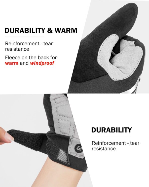 Guantes Cortos de Ciclismo Negro Rockbros S209 ROCKBROS