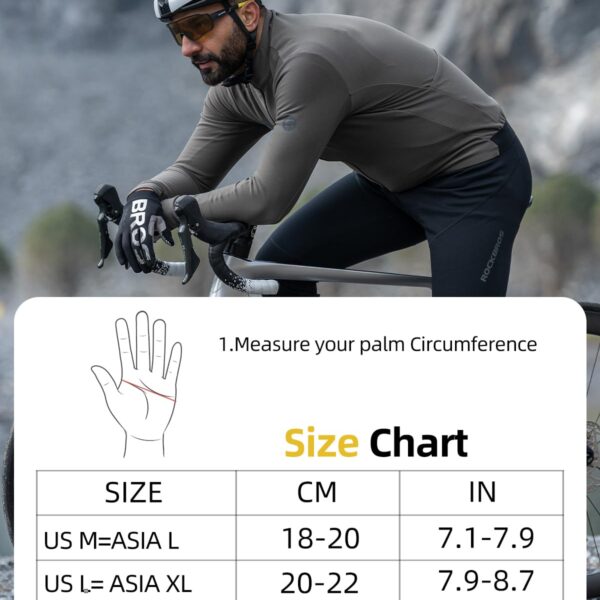 Guantes Cortos de Ciclismo Negro Rockbros S209 ROCKBROS