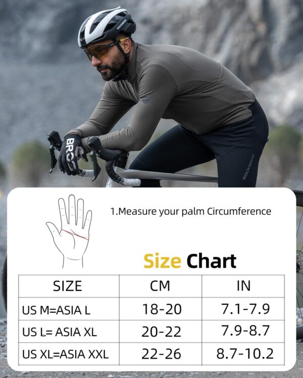Guantes Cortos de Ciclismo Negro Rockbros S209 ROCKBROS