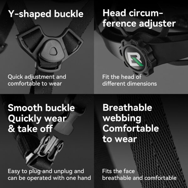 Casco Inteligente con Luces y Direccionales Rockbros HLM36001 ROCKBROS