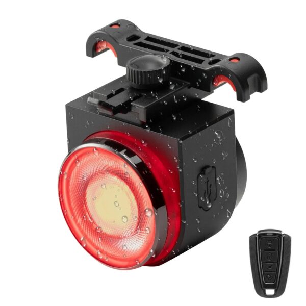 Luz Trasera con Bocina 115dB y Control Remoto Rockbros A8PRO ROCKBROS