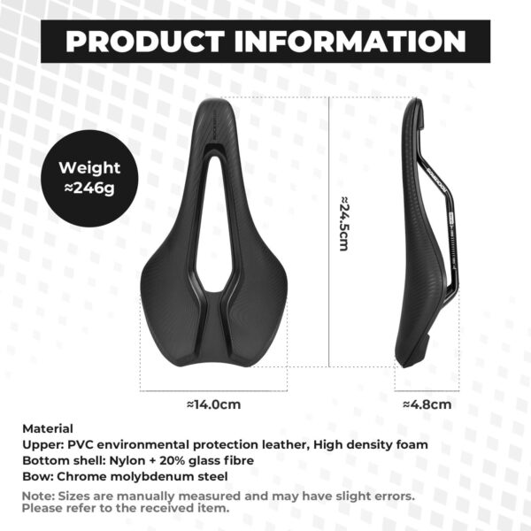 Asiento Ergonomico con Canal de Ventilacion Rockbros SDL25001 ROCKBROS