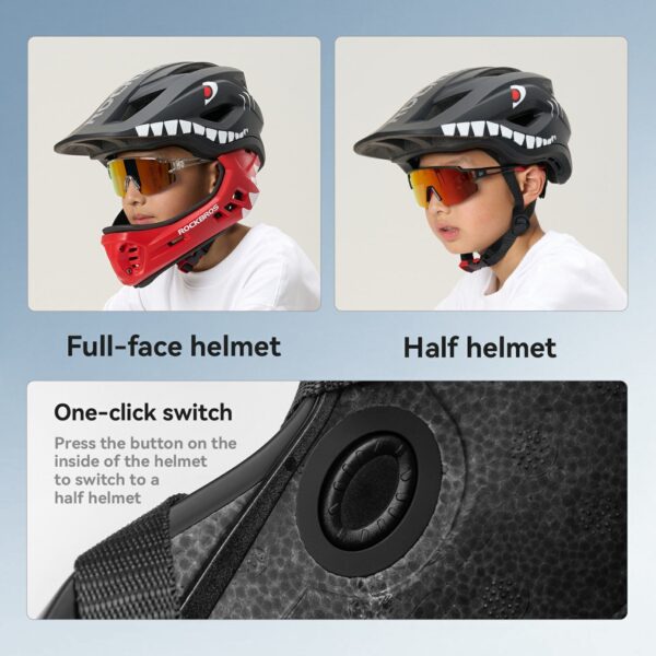 Casco Integral Infantil para Bicicleta Rockbros TT-32005 ROCKBROS