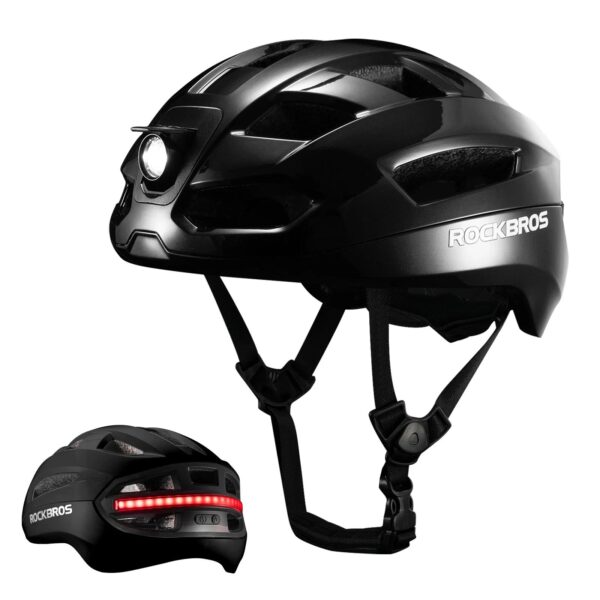 Casco Inteligente con Luces y Direccionales Rockbros HLM36001 ROCKBROS