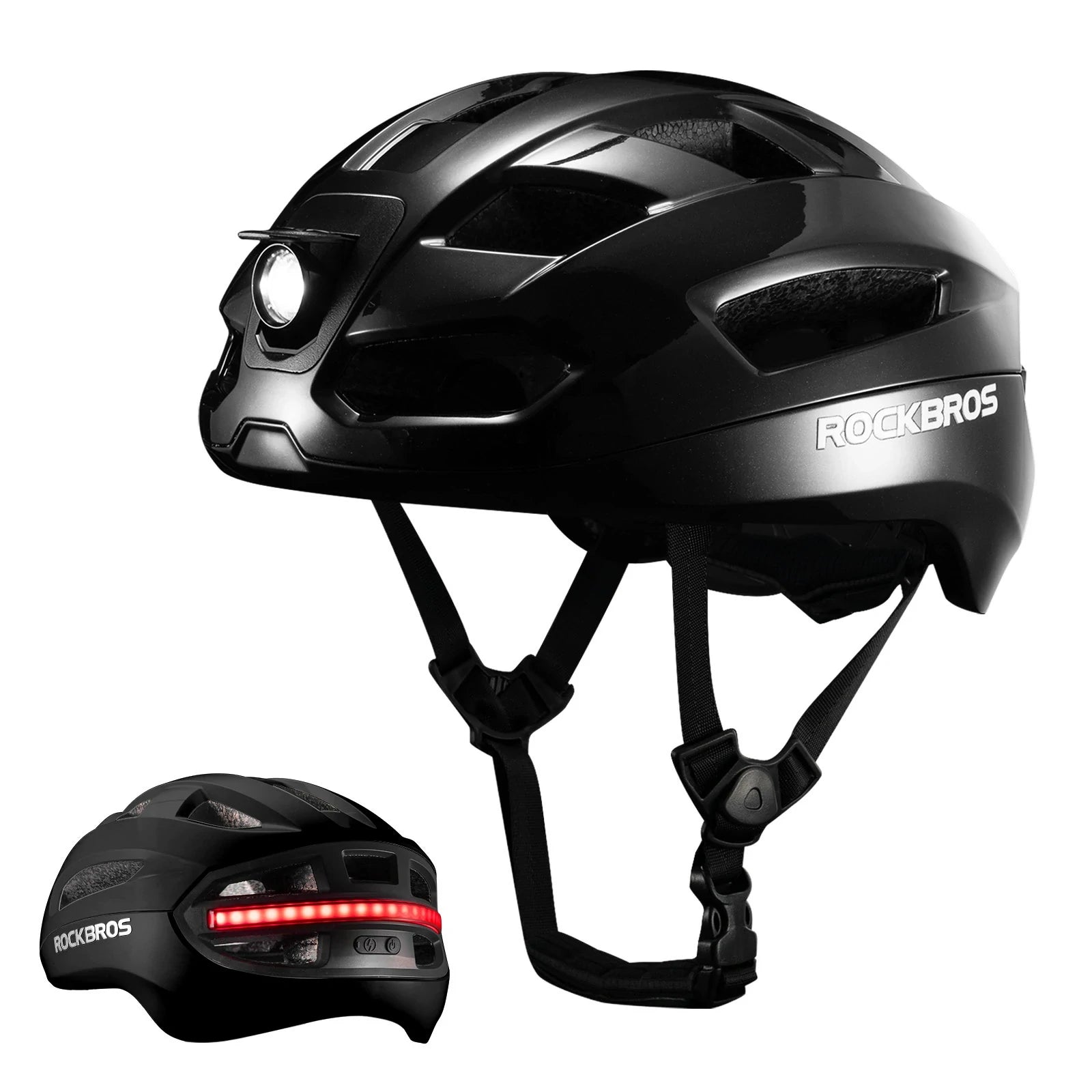 Casco Inteligente con Luces y Direccionales Rockbros HLM36001 ROCKBROS