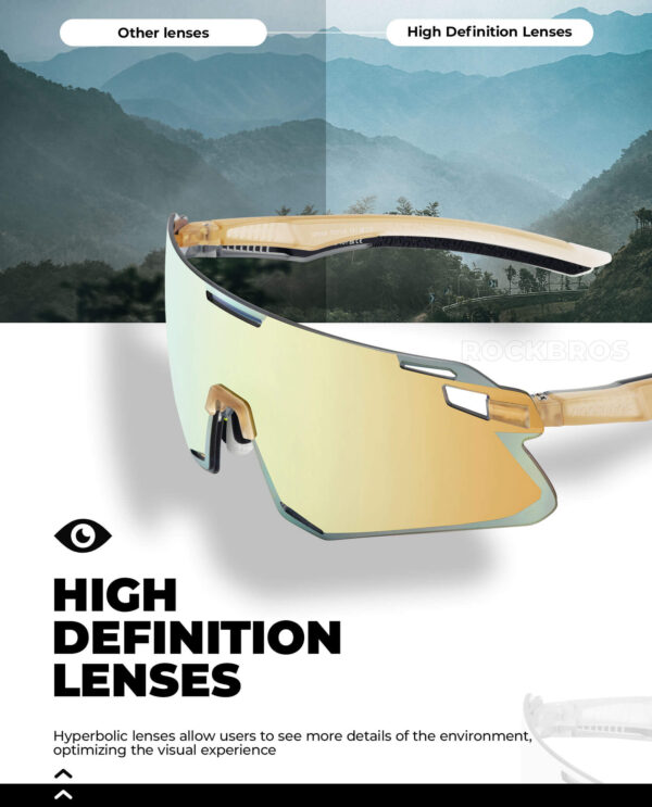 Lentes de Ciclismo Fotocromaticos UV400 Rockbros SP7010 ROCKBROS