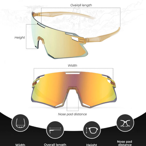 Lentes de Ciclismo Fotocromaticos UV400 Rockbros SP7010 ROCKBROS