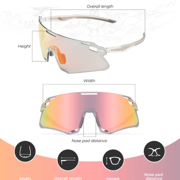 Lentes de Ciclismo Fotocromaticos UV400 Rockbros SP7010 ROCKBROS
