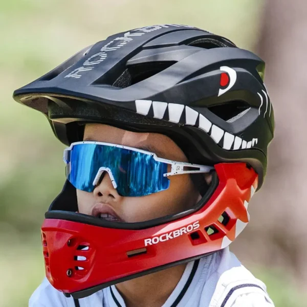 Casco Integral Infantil para Bicicleta Rockbros TT-32005 - Imagen 7