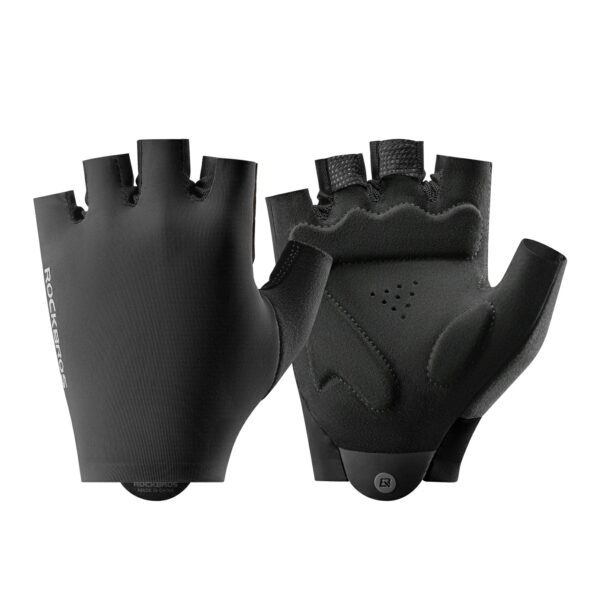 Guantes Cortos de Ciclismo Ligeros Negro Rockbros S408 ROCKBROS