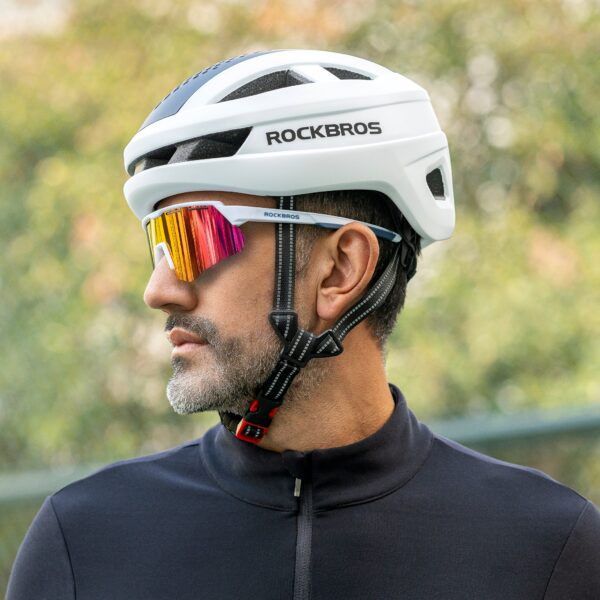 Casco de Ciclismo Blanco Rockbros BH18002 ROCKBROS