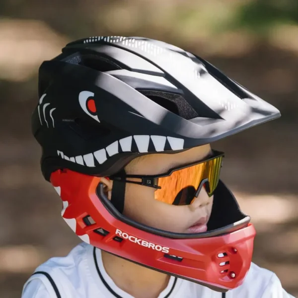 Casco Integral Infantil para Bicicleta Rockbros TT-32005 - Imagen 4