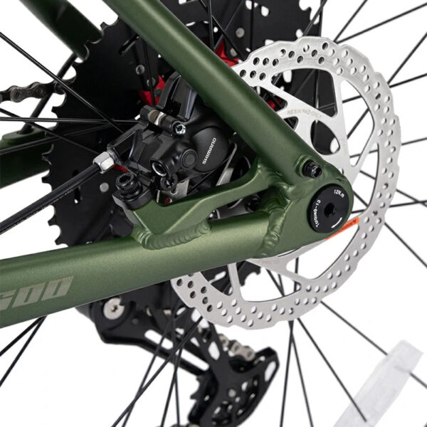 Bicicleta MT600 Aro 29 Verde ROCKBROS - freno de disco hidraulico trasero