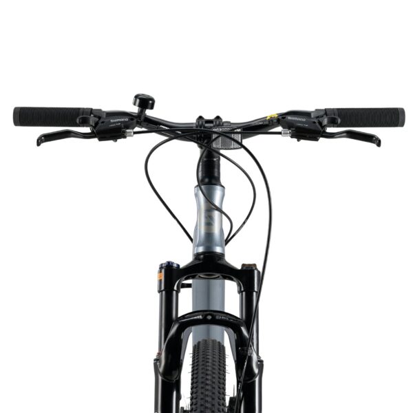 Bicicleta MT200 Aro 27.5 Azul ROCKBROS - vista frontal del manubrio