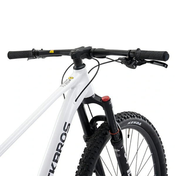 Bicicleta MT600 Aro 29 Blanco ROCKBROS - horquilla con bloqueo remoto