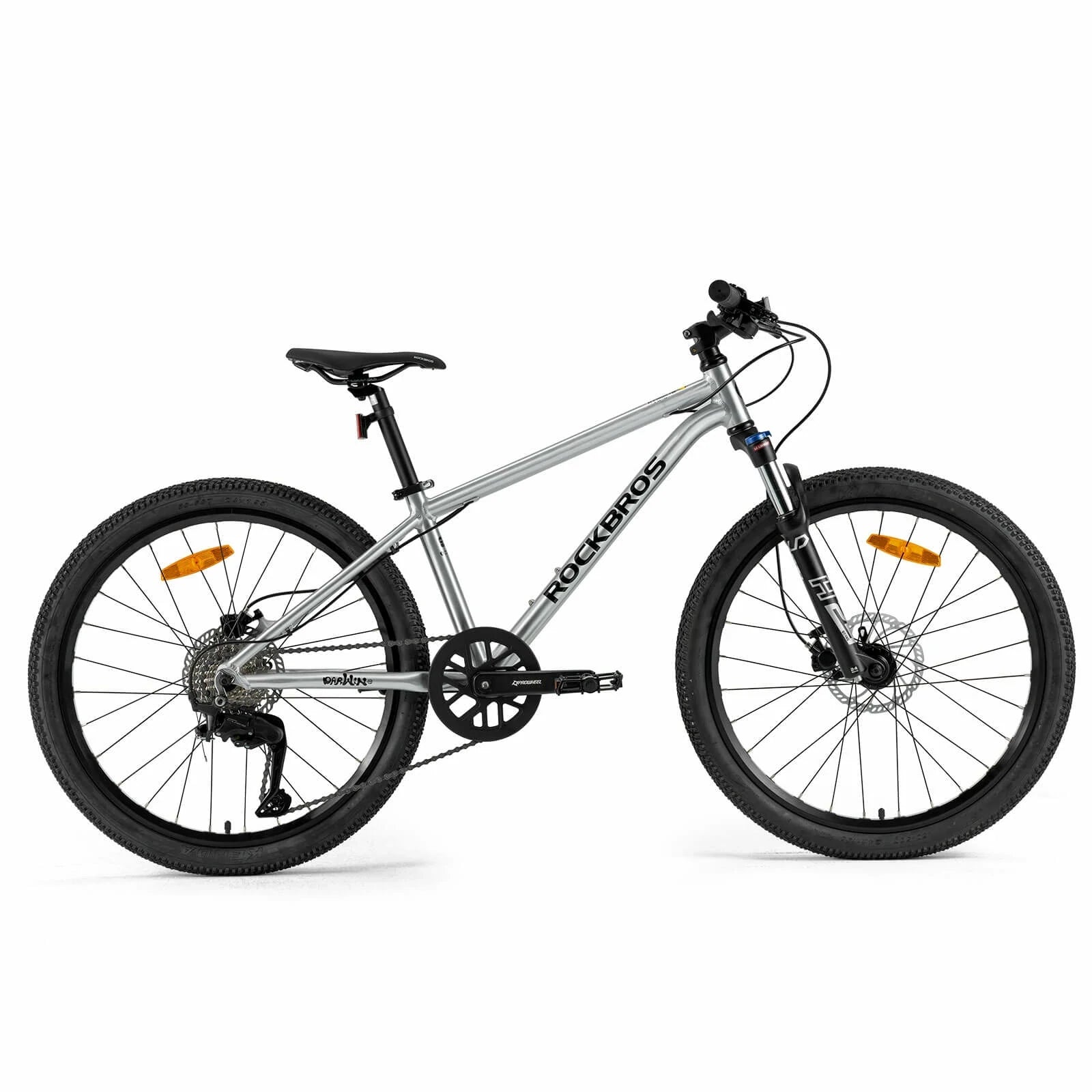 Bicicleta Darwin IV Aro 24 Titanio ROCKBROS - vista lateral completa