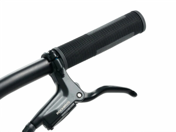 Bicicleta Darwin IV Aro 24 Titanio ROCKBROS - puno y maneta de freno