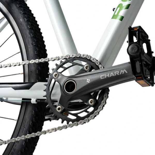 Bicicleta MT400 Aro 29 Blanco ROCKBROS - cuadro de aluminio, bielas y llanta con taco