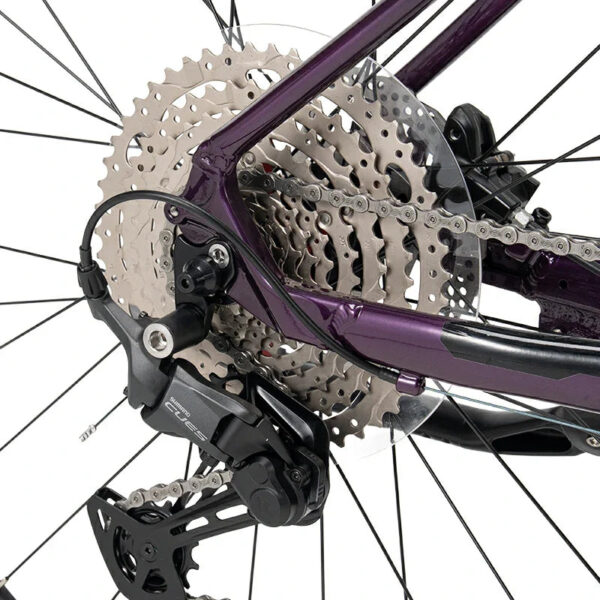 Bicicleta MT400 Aro 29 Púrpura ROCKBROS - cambio trasero Shimano y cassette de 10 velocidades