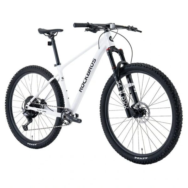 Bicicleta MT600 Aro 29 Blanco ROCKBROS - vista tres cuartos