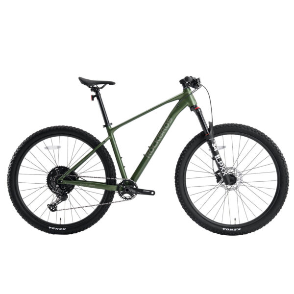 Bicicleta MT600 Aro 29 Verde ROCKBROS - vista lateral completa