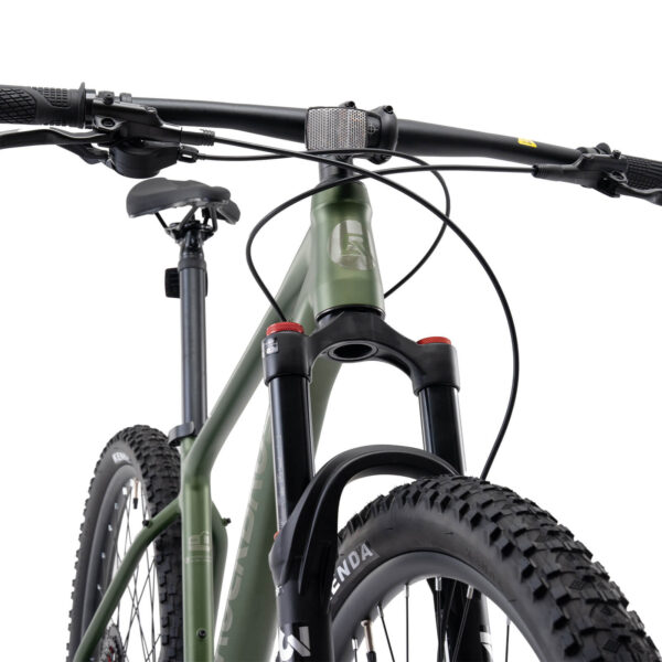 Bicicleta MT600 Aro 29 Verde ROCKBROS - manubrio y puesto de mando