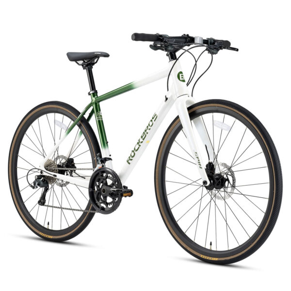 Bicicleta de Ruta P2M Verde/Blanco Rockbros ROCKBROS