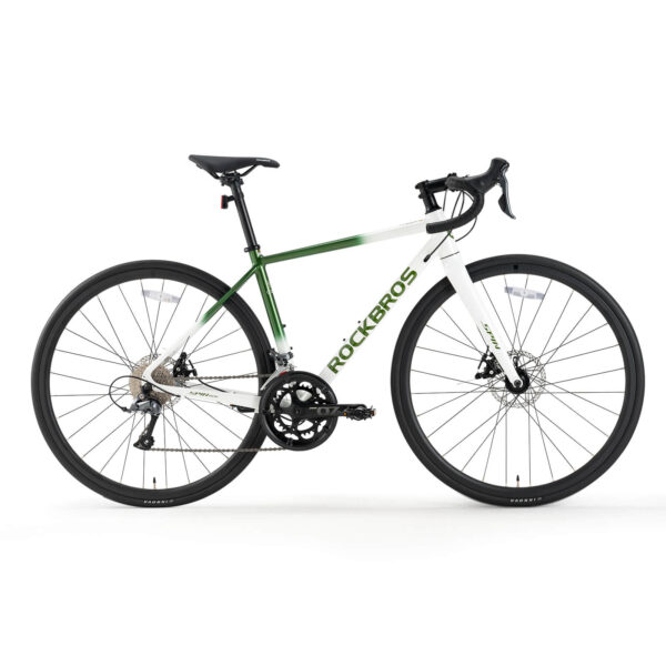 Bicicleta de Ruta W2M Verde/Blanco Rockbros ROCKBROS