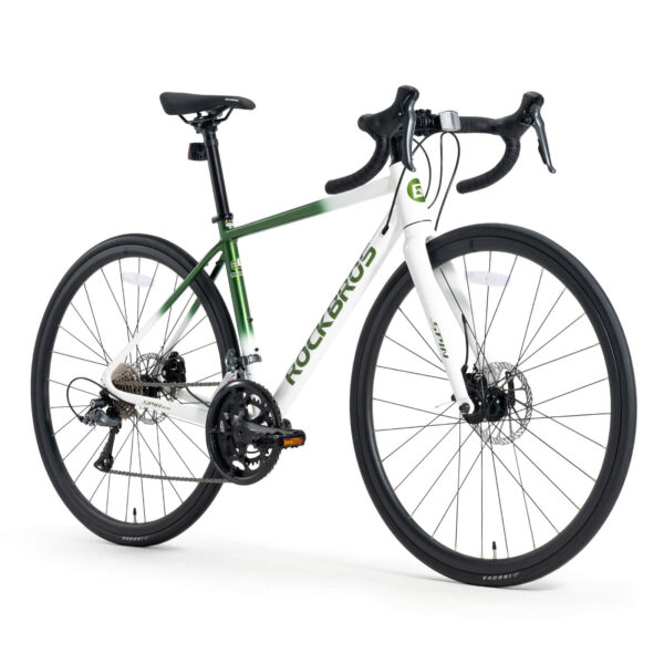 Bicicleta de Ruta W2M Verde/Blanco Rockbros ROCKBROS