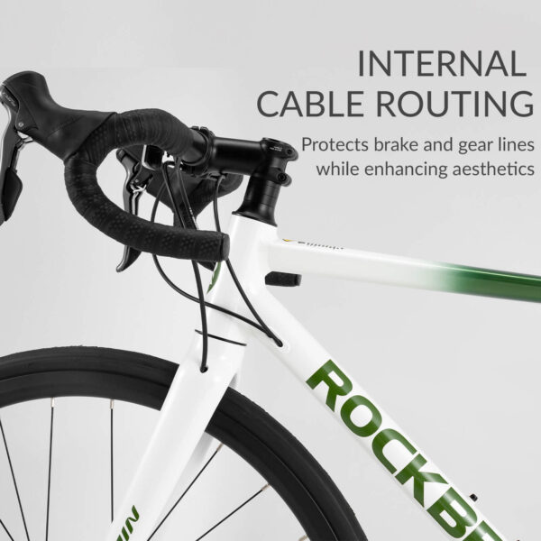 Bicicleta de Ruta W2M Verde/Blanco Rockbros ROCKBROS