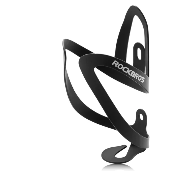 Portabotellas de aluminio negro Rockbros 2023-11
