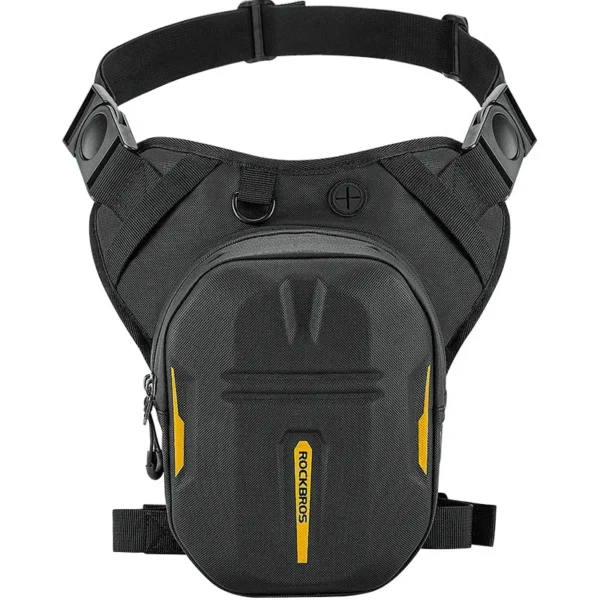 Bolso Rockbros BM-1900 de frente con su correa de cintura