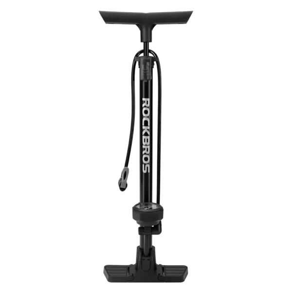 Inflador de pie Rockbros BP4001 de 150 PSI con manómetro en la base