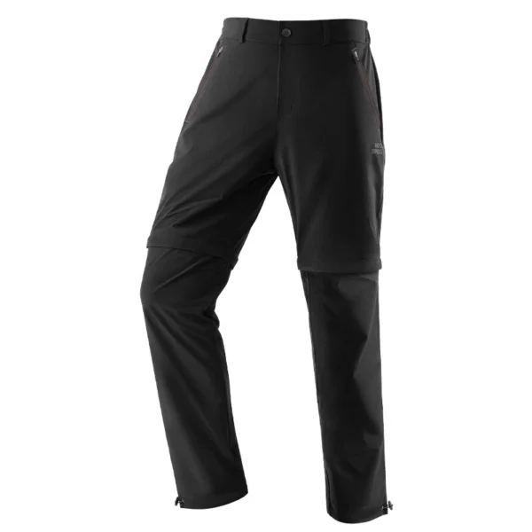 Pantalón de ciclismo desmontable 2 en 1 Rockbros BT2080 negro, se convierte en short