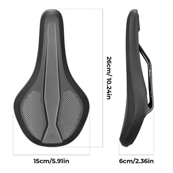 Medidas del asiento Rockbros FA-2801: 26 x 15 cm