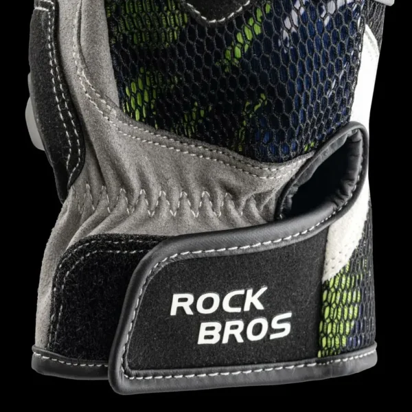 Correa de velcro en la muñeca del guante Rockbros GMT1006 para ajustarlo