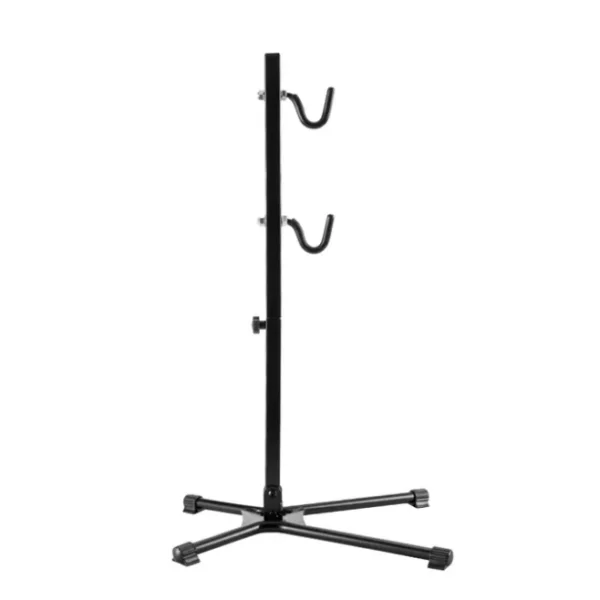 Soporte de piso Rockbros KW-7078 con dos ganchos para colgar la bicicleta