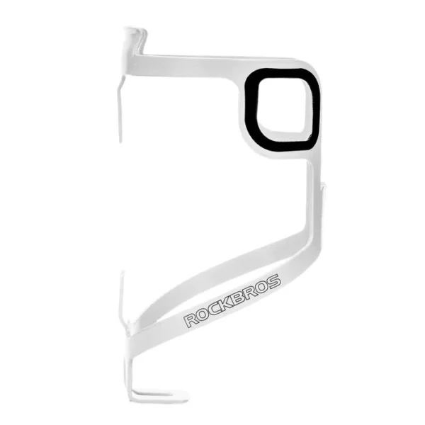Portabotellas Rockbros CB4800 blanco visto de perfil