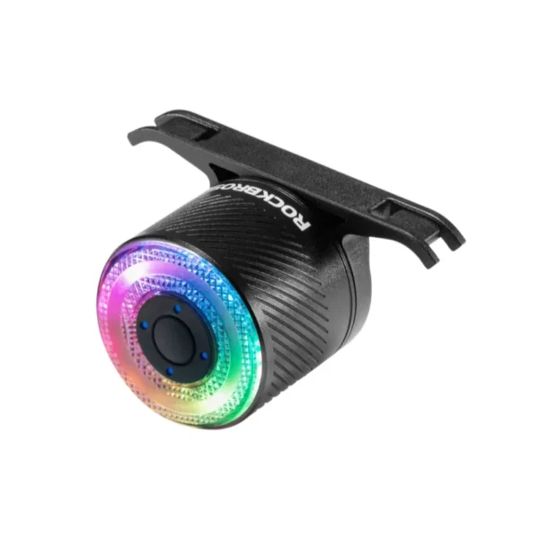 Luz trasera Rockbros Q1 Ultra con anillo de luz de colores
