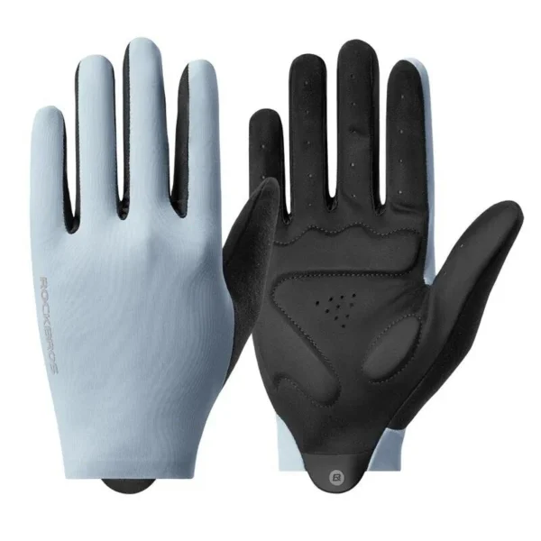 Guantes de ciclismo dedo completo Rockbros S1800 azules