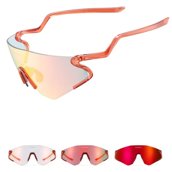 Lentes Rockbros SP170 naranja vista lateral