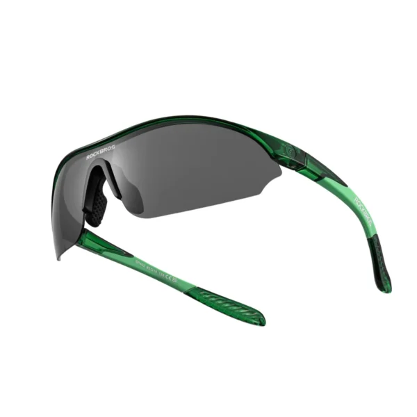 Lentes de ciclismo polarizados Rockbros SP3000 verde