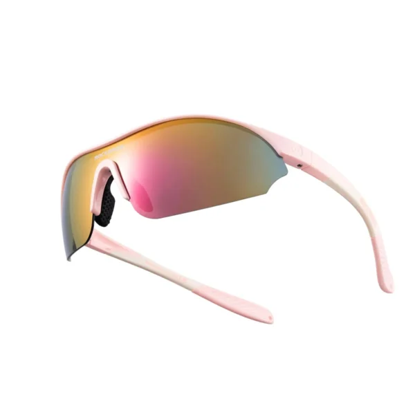 Lentes de ciclismo polarizados Rockbros SP3000 rosado