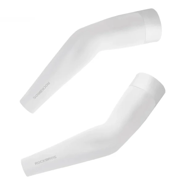 Mangas de protección UV Rockbros XT350 blancas, par